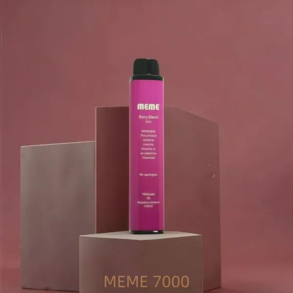 MEME 7000 Puffs 拋棄式電子煙|韓國爆款·油電顯示·Mesh 網芯·一次性電子菸推薦:圖片 3